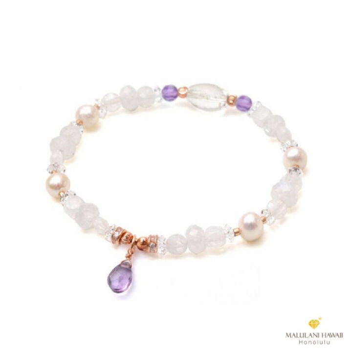 【誕生石ブレス2月】Precious Birth Jewelry